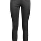 Black Polyester Women Legging