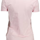 Pink Cotton Women T-Shirt