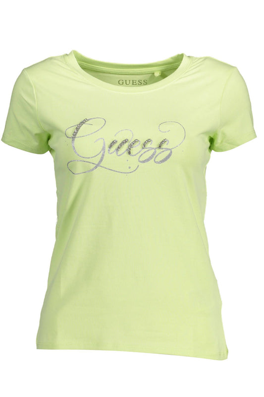 Green Cotton Women TShirt
