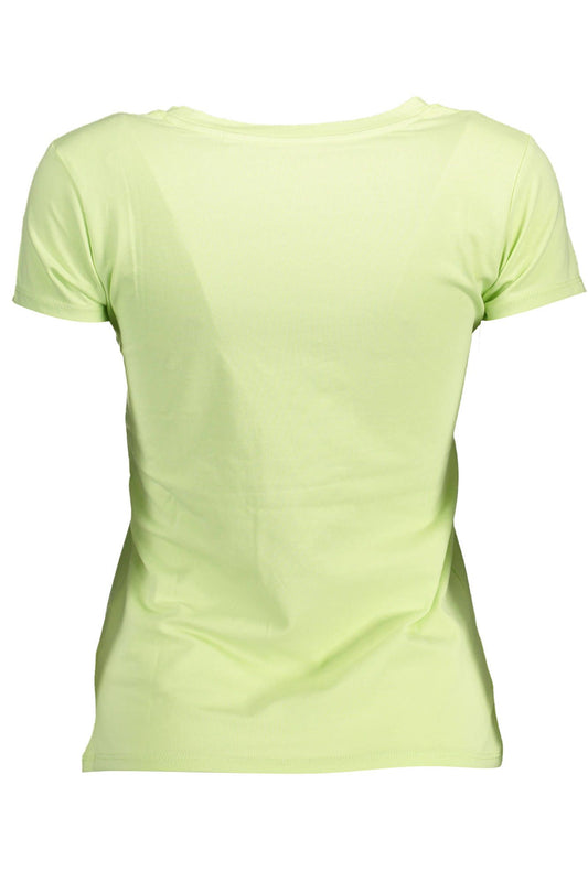 Chic Green Gemstone Logo Tee