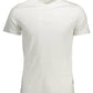 White Cotton Men T-Shirt