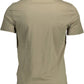 Green Cotton Men T-Shirt