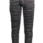 Black Cotton Men Sports Trouser