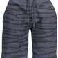 Blue Cotton Men Short