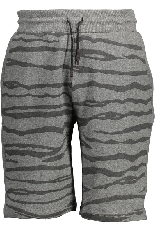Gray Cotton Men Short