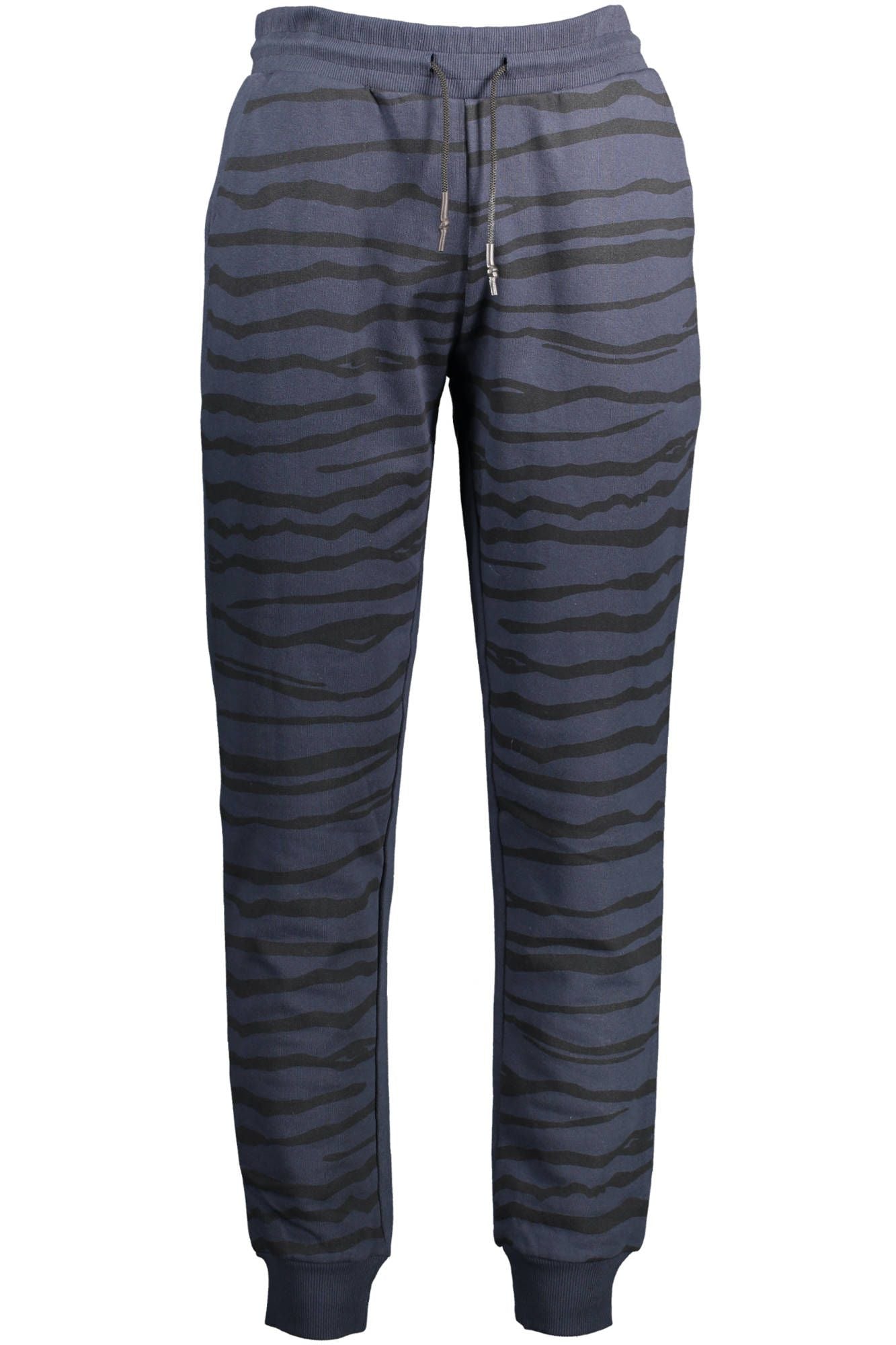 Blue Cotton Men Trouser