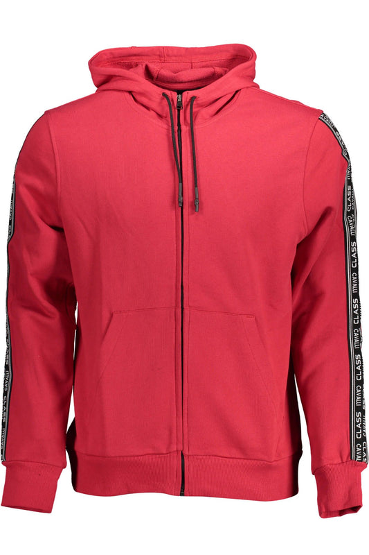 Red Cotton Men Sweater