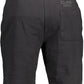 Black Cotton Men Short