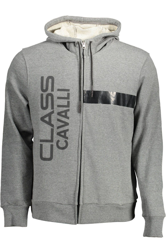 Gray Cotton Men's Sweater