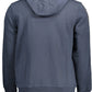 Blue Cotton Men Sweatshirt