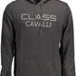 Black Cotton Men Sweatshirt