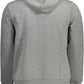 Gray Cotton Men's Hooded Sweater