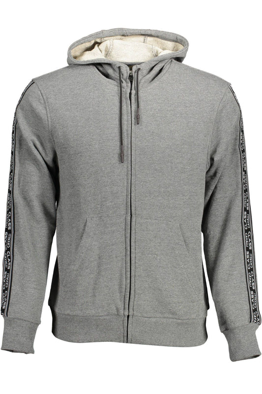 Gray Cotton Men Sweater