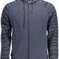Blue Cotton Men Sweater