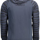 Blue Cotton Men Sweater