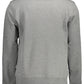 Gray Cotton Men Sweater