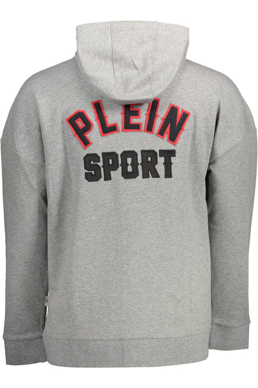 Gray Cotton Men Sweater