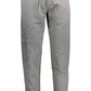 Gray Cotton Men Sports Trouser