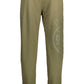 Green Cotton Men Pant