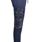 Blue Cotton Men Pant