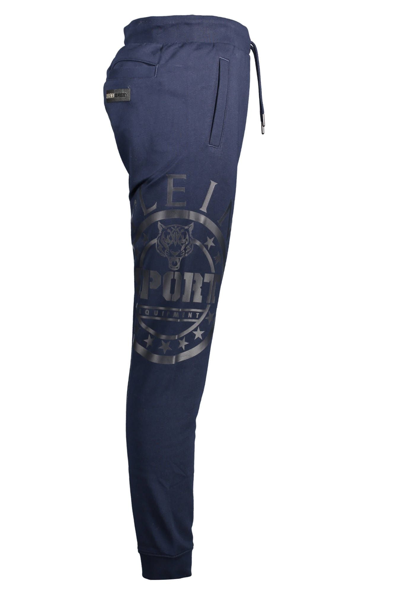 Blue Cotton Men Pant