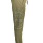 Green Cotton Men Pant