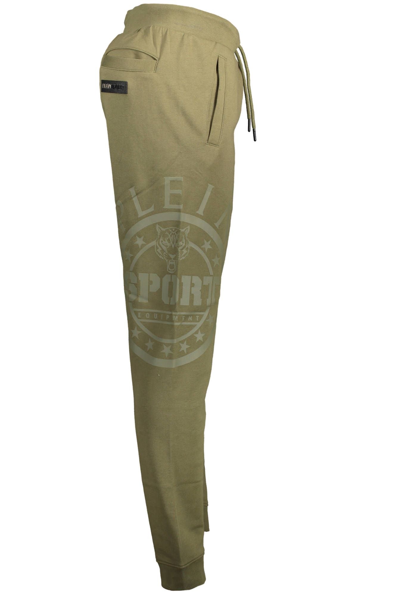 Green Cotton Men Pant