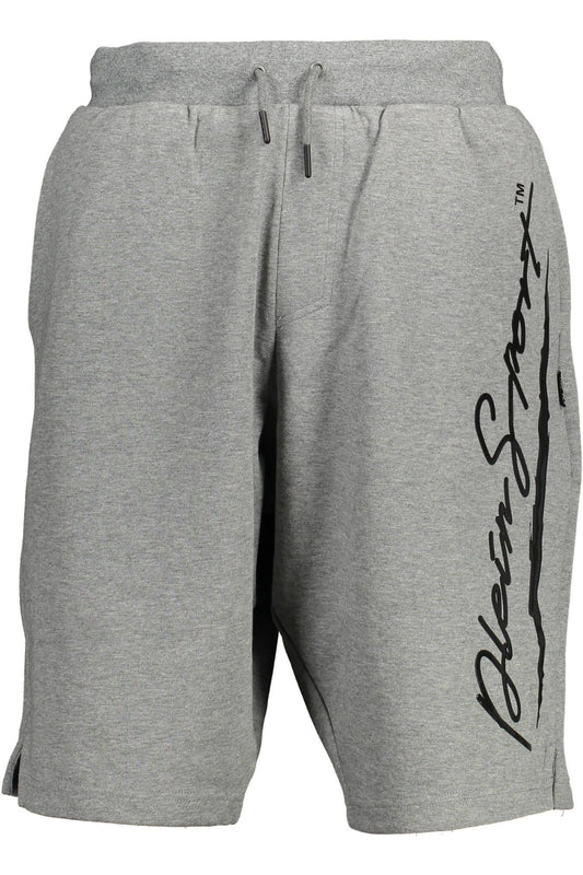 Gray Cotton Men Short