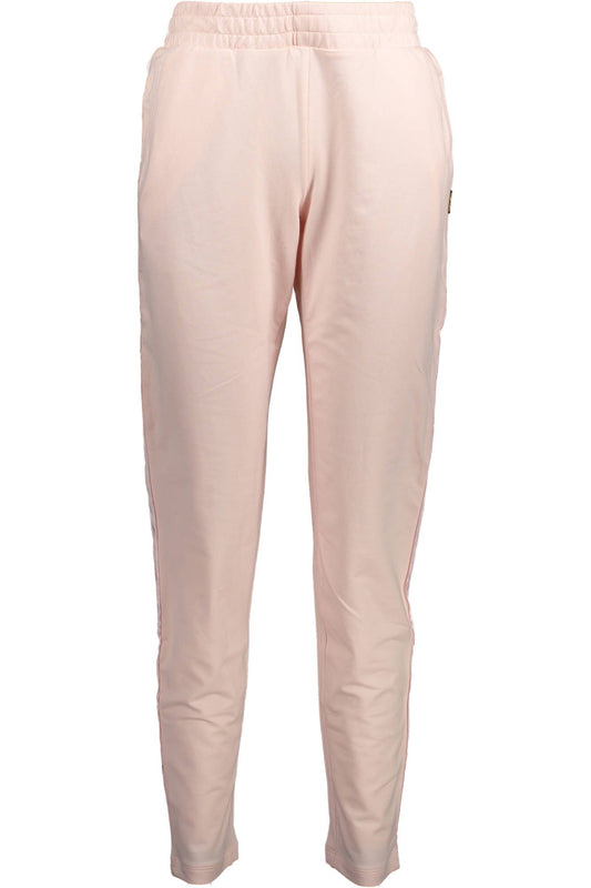Pink Cotton Women Pants