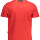 Red Cotton Men T-Shirt