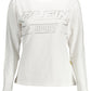 White Cotton Women T-Shirt