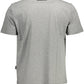 Gray Cotton Men T-Shirt