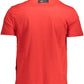 Red Cotton Men T-Shirt