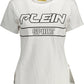 White Cotton Women T-Shirt