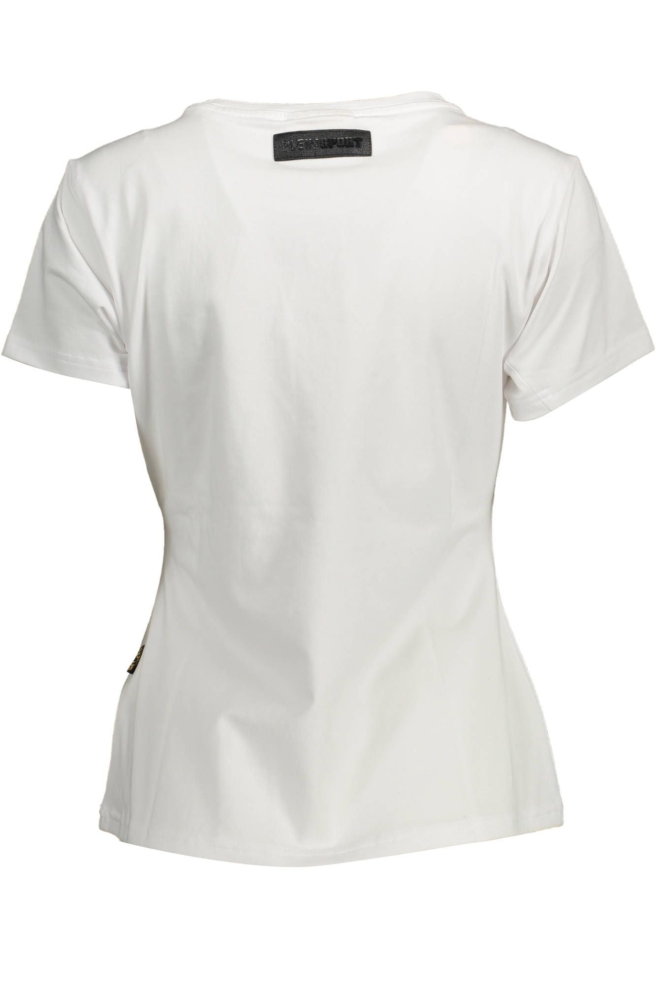 White Cotton Women T-Shirt