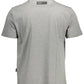 Gray Cotton Men T-Shirt