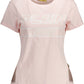 Pink Cotton Women T-Shirt