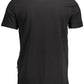 Black Cotton Men T-Shirt