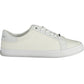 White Cotton Women Sneaker