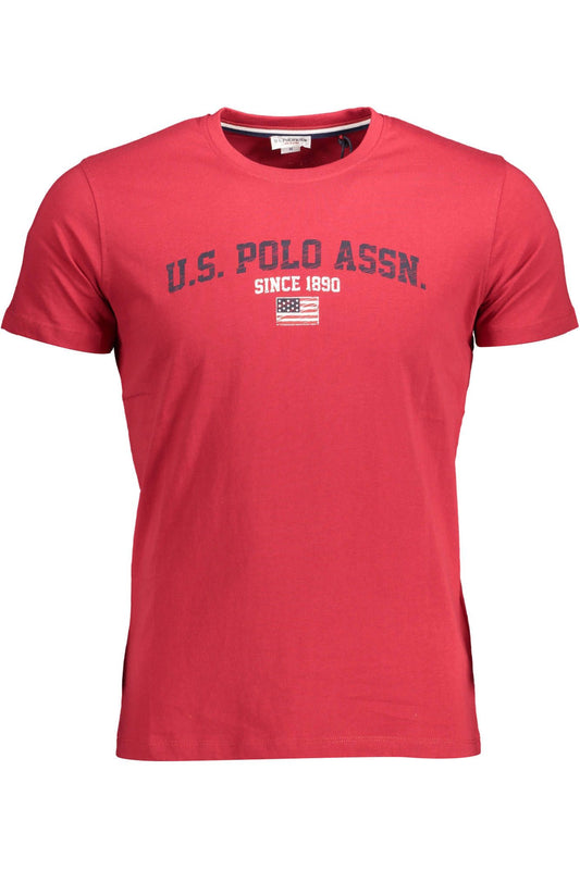 Red Cotton Men TShirt