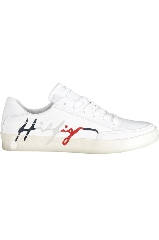 White Cotton Women Sneaker