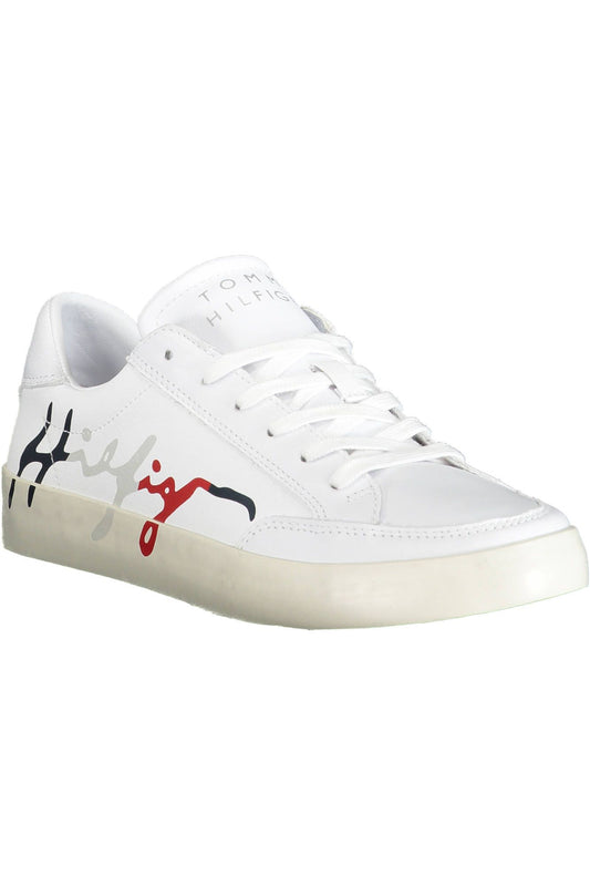 White Cotton Women Sneaker