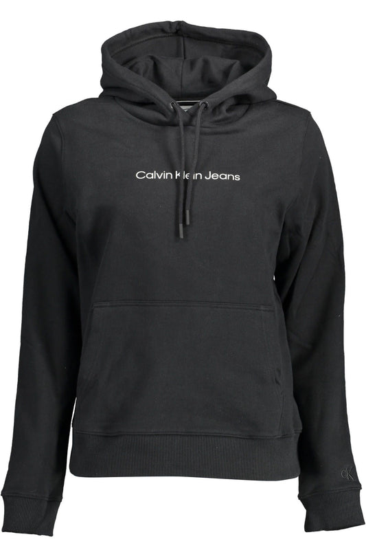 Black Cotton Women Sweater