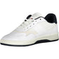 White Polyester Men Sneaker