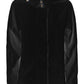 Black Polyester Women Jacket