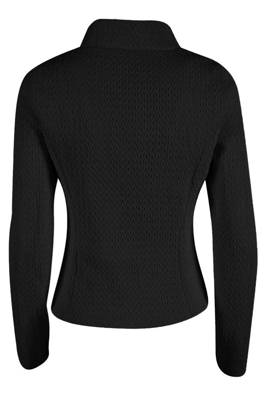 Black Nylon Women Jacket