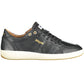 Black Polyester Men Sneaker