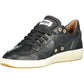 Black Polyester Men Sneaker