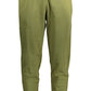 Green Cotton Men Pant