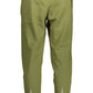 Green Cotton Men Pant